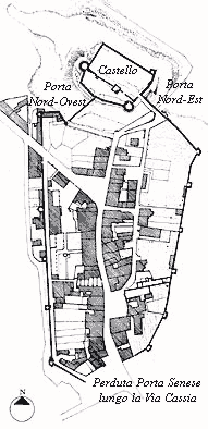 Mappa Mura di Staggia Senese
